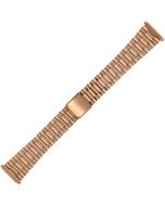 Rose Metal 18-22mm Rolex Style with Line Buckle Metal Watch Strap