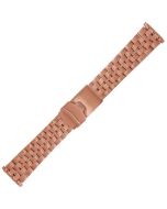 Rose Metal 18-22mm Tire Style Buckle Watch Strap