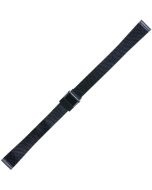 Black Metal 12mm Mesh Buckle Watch Strap