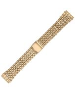 Yellow Metal 18mm Wire Style Buckle Watch Strap