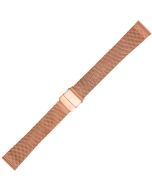 Rose Metal 18mm Mesh Buckle Watch Strap