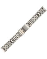 Stainless Steel 18mm Long Tire Style Buckle Watch Strap