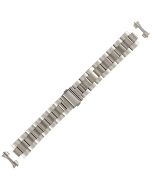 Steel Metal 18mm Curved Solid Box Style Buckle Watch Strap