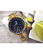 Yellow Metal Lasagna Style Expansion Watch Strap 18-22mm