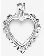 Silver Cute Heart Pendant