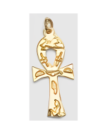 10K Yellow Gold Ankh Pendant