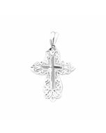 Silver Filigree Cross Pendant