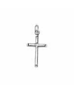 Silver Plain Cross Charm