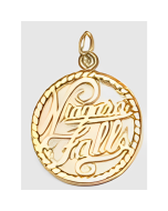 10K Yellow Gold Niagara Falls Charm