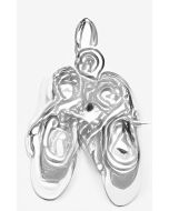 Silver 3D Ballet Shoes Charm