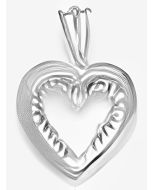 Silver Basic Heart Pendant