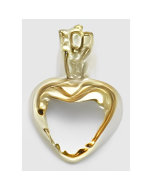 10K Yellow Gold Tiny Heart Pendant