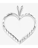 Silver Simple Heart Pendant