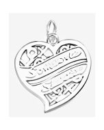 Silver Cute Heart "Someone Special" Pendant