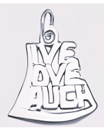 Silver Live Love Laugh Charm