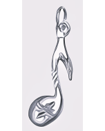 Silver Music Note Charm