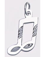 Silver Music Note Charm