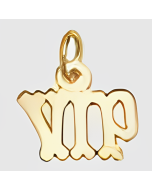 10K Yellow Gold V.I.P Charm