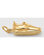 10K Yellow Gold 3D Sneaker Charm