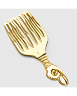 10K Yellow Gold Comb Charm