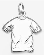 Silver 3D T-Shirt Charm