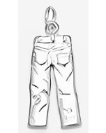Silver 3D Jeans Pendant