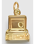 10K Yellow Gold 3D Computer Charm