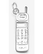 Silver Cellphone Charm