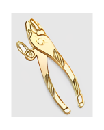 10K Yellow Gold 3D Pliers Charm