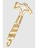 10K Yellow Gold Hammer Pendant