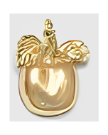 10K Yellow Gold Apple Pendant