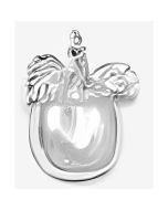 Silver Apple Pendant