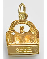 10K Yellow Gold 3D Beer Six Pack Charm
