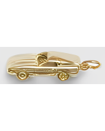 10K Yellow Gold 3D Car Charm