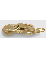 10K Yellow Gold 3D Car Charm