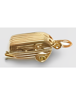 10K Yellow Gold 3D Trailer Charm