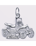 Silver Antique Car Charm