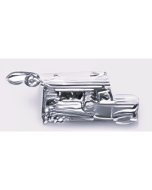 Silver 3D Camper Charm