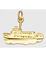 10K Yellow Gold Riverboat Charm