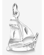 Silver Sailboat Pendant