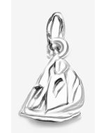 Silver Mini Sailboat Charm