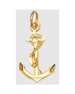 10K Yellow Gold Anchor Charm