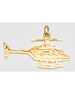 10K Yellow Gold Helicopter Charm