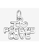 Silver "I Love Peggy's Cove" Charm