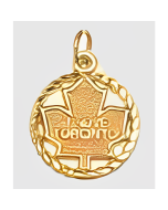 10K Yellow Gold "I Love Toronto" Charm