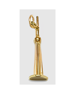 10K Yellow Gold 3D CN Tower Charm