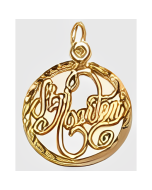 10K Yellow Gold St. Maarten Pendant