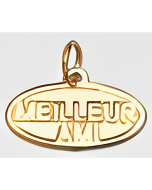 10K Yellow Gold French Charm (Meilleur Ami)