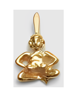 10K Yellow Gold 3D Buddha Pendant