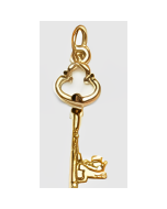 10K Yellow Gold Mini #16 Key Charm